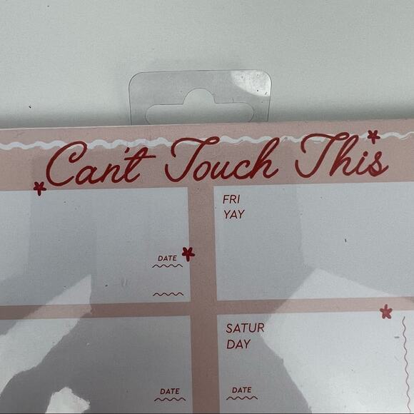Can't Touch This Cactus Pink and Green Weekly Planner With To-Do List - NWT - Picture 3 of 4